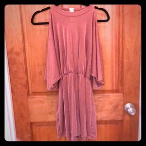 Cold shoulder romper